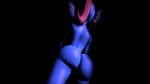  16:9 animal_humanoid big_butt bubble_butt butt female fish fish_humanoid glistening glistening_body grimsbythedemolisher hair hi_res humanoid marine marine_humanoid nude rear_view red_hair solo solo_focus undertale undyne video_games widescreen 
