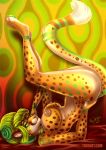  anthro breasts cheetah felid feline female jineva mammal pinup pose solo toxi_de_vyne_(artist) 