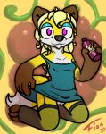  anthro beverage bottomless canid canine clothed clothing female fionthebunny flashing fox garter_belt garter_belt_socks garter_straps genitals hair legwear looking_at_viewer mammal pussy simple_background socks solo solo_focus 