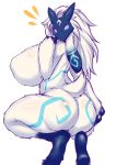  absurd_res anthro big_breasts big_butt bovid breasts butt caprine female fur hi_res huge_breasts lamb_(lol) league_of_legends looking_at_viewer looking_back mammal riot_games sheep simple_background solo tailzkim video_games white_background white_body white_fur 