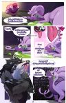  comic dr.bubblebum english_text female feral fur goodra grey_body grey_fur nintendo obstagoon pok&eacute;mon pok&eacute;mon_(species) slurpuff text video_games 