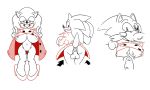  anal anthro anus balls big_breasts blush bodily_fluids breasts butt clothing crossgender cum cum_on_breasts female footwear genital_fluids genitals group hi_res high_heels male male/female missphase nipples oral penis pussy pussy_juice shoes sonic_the_hedgehog sonic_the_hedgehog_(series) undressing 