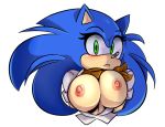  alpha_channel anthro big_breasts blush breasts crossgender female missphase neckerchief nipples simple_background solo sonic_the_hedgehog sonic_the_hedgehog_(series) transparent_background 