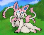  5:4 eeveelution feral hi_res male nintendo pok&eacute;mon pok&eacute;mon_(species) solo squishyplaid sylveon video_games 