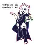  1:1 3_toes 4_fingers anthro asriel_dreemurr boss_monster bovid caprine clothed clothing crackers fingers full-length_portrait horn legwear mammal open_mouth portrait solo thigh_highs toeless_legwear toes tongue undertale video_games white_body white_horn white_tongue 
