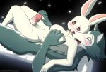  absurd_res anthro anthro_on_anthro beastars blush bodily_fluids breast_grab breasts canid canine canis desertkaiju duo erection female genitals hand_on_breast haru_(beastars) hi_res humanoid_genitalia humanoid_penis interspecies lagomorph legoshi_(beastars) leporid male male/female mammal navel nipples nude penis pussy pussyjob rabbit saliva sex sweat thigh_sex wolf 