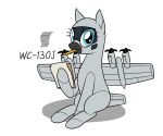  aircraft animate_inanimate blue_eyes camo-pony clipboard equid equine female hi_res horse living_aircraft living_machine living_vehicle machine mammal my_little_pony pencil_(object) pony simple_background sitting vehicle white_background 
