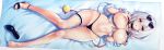  azur_lane bikini breasts manjuu_(azur_lane) nipples scan sirius_(azur_lane) sunglasses swimsuit tomose_shunsaku 