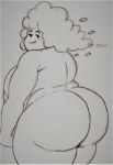  animate_inanimate anthro big_breasts big_butt blush breasts butt cloud cloude_(gigardrawz) curvy_figure eye_moisturizer eyelashes female hi_res huge_breasts huge_butt looking_at_viewer nipples nude overweight overweight_female simple_background smile solo thick_thighs traditional_media_(artwork) voluptuous wide_hips 