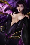  black_hair blush breasts eye_contact highres kai&#039;sa league_of_legends looking_at_another lying on_back paid_reward patreon patreon_logo patreon_reward pussy voids wings xanas 