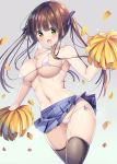  bra cameltoe cheerleader kurou_(quadruple_zero) pantsu tagme thighhighs 