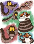  2017 coiling domination duo edtertainerd felid feral feral_on_feral hi_res hypnosis jungle_book kaa_(jungle_book) male mammal mind_control multiple_images pantherine reptile ringed_eyes scalie shere_khan smile snake submissive submissive_male tiger whiskers 