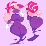  big_breasts big_butt breasts butt featureless_breasts female ghost hi_res humanoid kilinah mario_bros nintendo open_mouth paper_mario shadow_siren solo spirit video_games vivian_(mario) 