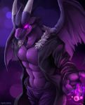  2018 abs absurd_res anthro clothed clothing dragon hi_res kataou male muscular muscular_male nurinaki pecs solo tongue tongue_out 