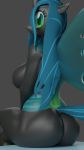  3d_(artwork) 9:16 anthro arthropod big_breasts big_butt breasts butt camchao changeling crossed_legs digital_media_(artwork) female friendship_is_magic hi_res looking_back my_little_pony nude queen_chrysalis_(mlp) sitting solo 