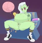  2016 alien anus belly big_belly big_breasts breasts clitoris female fugasvbashnyu genitals hair hi_res humanoid internal long_hair lord_dominator nipples not_furry pregnant pussy red_sclera sex_toy sitting solo spread_legs spreading stretch_marks unborn_kicking vibrator wander_over_yonder white_hair 