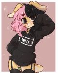  2020 4:5 anthro blush clothing female hi_res hoodie nickii solo topwear 