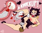  &lt;3 areola balls betty_boop betty_boop_(series) black_clothing black_dress black_shirt black_topwear blush bodily_fluids bottomless breasts butt clothed clothing cobat crossover cum cum_in_pussy cum_in_uterus cum_inside cuphead_(character) cuphead_(game) cutaway dialogue dress drooling duo duo_focus ear_piercing ear_ring english_text erection female female_penetrated footwear for_a_head genital_fluids genitals gloves group handwear happy high_heels human human_on_humanoid humanoid humanoid_genitalia humanoid_penis internal interspecies larger_female light_skin looking_pleasured male male/female male_penetrating male_penetrating_female mammal nipples no_underwear not_furry object_head open_mouth open_smile orgasm pale_skin paramount_pictures penetration penis piercing pink_areola pink_body pink_nipples pink_skin pussy saliva sex shirt shoes signature size_difference smaller_male smile sweat tan_body tan_skin text tongue tongue_out topwear uterus vaginal vaginal_penetration video_games white_body white_skin 