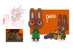  animal_crossing anthro bedroom blood bodily_fluids chainsaw city cityscape crossover daisy_(doom) doom_(series) female fire hi_res icon_of_sin id_software nintendo power_tool screencap solo tools twichty video_games 