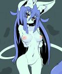  2019 amboyna annabelle_(amboyna) anthro areola big_breasts blue_hair breasts ear_tuft eye_through_hair felid feline female genitals hair hi_res kemono long_hair looking_at_viewer mammal navel nipples nude pussy smile standing translucent translucent_hair tuft yellow_eyes 