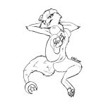  1:1 2020 anthro areola breasts canid canine chest_tuft claws digital_media_(artwork) digitigrade erect_nipples feet female foot_focus fox fur genitals half-closed_eyes hindpaw hybrid kalipri lillia_(character) line_art looking_at_viewer lying mammal monochrome narrowed_eyes nipples nude open_mouth pawpads paws presenting presenting_pussy pussy seductive signature smile solo solo_focus star tail_tuft toe_claws toe_curl toes tuft 