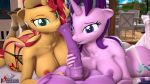  16:9 3d_(artwork) animal_genitalia animal_penis anthro balls big_breasts breasts butt chair clothed clothing crossgender digital_media_(artwork) equestria_girls equid equine_penis female first_person_view friendship_is_magic ftg_crossgender fti_crossgender furniture garter_belt garter_straps genitals group group_sex gynomorph gynomorph/female hand_on_penis hi_res holding_breast horn intersex intersex/female licking looking_at_viewer lying mammal muhjob my_little_pony nipples on_back oral panties penile penis penis_lick sex starlight_glimmer_(mlp) sunset_shimmer_(eg) threesome tongue tongue_out topless twilight_sparkle_(mlp) underwear unicorn widescreen 