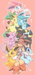  &gt;_&lt; absurd_res ambiguous_gender black_body black_fur blue_body blue_eyes blue_fur blue_markings bow bow_tie brown_body brown_fur brown_markings chest_tuft eevee eeveelution espeon eyes_closed feral flareon fluffy fluffy_tail forked_tail fur glaceon green_markings group happy head_tuft hi_res jolteon leafeon markings mosa_(pixiv) nintendo orange_body orange_fur pink_background pink_markings pok&eacute;mon pok&eacute;mon_(species) purple_body purple_eyes purple_fur red_eyes simple_background sleeping sound_effects sylveon tuft umbreon vaporeon video_games white_body white_fur yellow_body yellow_fur yellow_markings zzz 