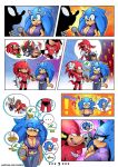  &lt;3 anthro big_breasts bodily_fluids breasts bulge comic crossgender duo female hi_res knuckles_the_echidna male male/female missphase rouge_the_bat shadow_the_hedgehog sonic_the_hedgehog sonic_the_hedgehog_(series) sweat 