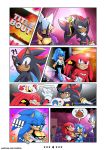  anthro armwear big_breasts boots breasts butt clothing comic crossgender elbow_gloves female fighting_ring footwear gloves group handwear hi_res knuckles_the_echidna legwear male missphase rouge_the_bat shadow_the_hedgehog sonic_the_hedgehog sonic_the_hedgehog_(series) thigh_boots thigh_highs wrestling 