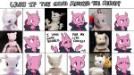  16:9 2020 anthro bodily_fluids clothed clothing eevee english_text fan_character felid feline hoodie lapatte legendary_pok&eacute;mon mammal mewtwo nintendo pat_(lapatte) pink_eyes plushie pok&eacute;mon pok&eacute;mon_(species) real sweat text topwear video_games widescreen 