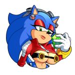  1:1 alpha_channel anthro big_breasts breasts crossgender eyelashes eyeshadow female lipstick makeup missphase simple_background solo sonic_the_hedgehog sonic_the_hedgehog_(series) transparent_background under_boob 
