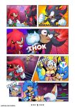  anthro big_breasts bodily_fluids breasts comic crossgender female fight fighting_ring group hi_res knuckles_the_echidna male missphase rouge_the_bat shadow_the_hedgehog sonic_the_hedgehog sonic_the_hedgehog_(series) sweat text url wrestling 