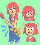  absurd_res bovid caprine clothed clothing female fur graskip guitar hair hi_res humanoid lammy_lamb mammal musical_instrument orange_body orange_fur parappa_the_rapper plucked_string_instrument red_hair sheep solo sony_corporation sony_interactive_entertainment string_instrument um_jammer_lammy video_games 
