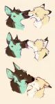  ambiguous/ambiguous ambiguous_gender canid canine canis domestic_dog duo feral french_kissing fur hi_res k0ira kissing koira licking mammal smile snout tongue tongue_out 