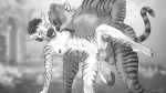  16:9 abs anthro anthro_on_anthro anthro_penetrated anthro_penetrating anthro_penetrating_anthro balls beastars bill_(beastars) breast_lick breasts duo ellen_(beastars) equid equine feet felid female female_penetrated genitals greyscale humanoid_feet interspecies leg_grab licking looking_pleasured male male/female male_penetrating male_penetrating_female mammal monochrome nipples nude pantherine penetration penis pornthulhu predator/prey sex stand_and_carry_position standing standing_sex tiger tongue tongue_out vaginal vaginal_penetration widescreen zebra 