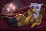  absurd_res alcohol anthro avian beverage breasts candle clothing female friendship_is_magic furniture genitals gilda_(mlp) gryphon hi_res legwear makeup my_little_pony mythological_avian mythology nipples pewas pussy smile sofa solo solo_focus stockings wine wine_glass wings yellow_eyes 