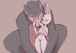  anthro anthro_on_anthro beastars breasts canid canine canis domestic_rabbit duo dwarf_rabbit female front_view fur genitals grey_body grey_fur haru_(beastars) lagomorph larger_male legoshi_(beastars) leporid male male/female mammal nipples oryctolagus peachkuns pussy rabbit romantic_ambiance romantic_couple size_difference smaller_female white_body white_fur wolf 
