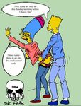  bart_simpson marge_simpson tagme the_fear 