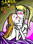  legend_of_zelda metroid nintendo princess_zelda samus_aran shydrake 