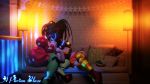  16:9 4k a_pierian_blaze absurd_res baby_doll_(a_pierian_blaze) daddy&#039;s_girl_(a_pierian_blaze) drugs duo female female/female five_nights_at_freddy&#039;s hi_res humanoid kissing machine marijuana robot smoking the_funhouse video_games widescreen 