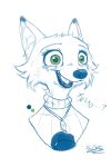  2016 2:3 ? anthro bodily_fluids bust_portrait canid canine cheek_tuft clothed clothing dipstick_ears disney facial_tuft fox green_eyes inner_ear_fluff jewelry low_res mammal mrs._wilde multicolored_ears necklace open_mouth open_smile portrait red_fox s-dash smile solo tears tuft zootopia 
