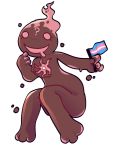  amorphous anthro bodily_fluids breasts crossgender drooling ecolo eyelashes female incorporeal lgbt_pride pechhi pink_body pink_skin pride_colors puyo_puyo red_body red_skin saliva shapeless simple_background smile transgender_pride_colors unknown_species 