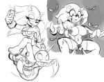  anthro big_breasts blush boots breasts clothing crop_top crossgender female footwear group high_heels legwear machine missphase monochrome motobug nipples restrained robot selfie shirt shoes sonic_the_hedgehog sonic_the_hedgehog_(series) thigh_boots thigh_highs topwear 