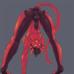  1:1 2020 anus arino balls butt demon digital_drawing_(artwork) digital_media_(artwork) erection foreskin genitals hair hi_res horn humanoid humanoid_genitalia humanoid_penis imp male not_furry nude partially_retracted_foreskin penis playful raised_tail red_body red_skin simple_background smile solo solo_focus uncut 