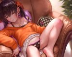  asakuraf cameltoe cropped idolmaster idolmaster_cinderella_girls matoba_risa panties sleeping underwear 