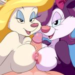  1:1 2017 animaniacs anthro areola aroused bedroom_eyes big_breasts big_penis blonde_hair blue_eyes blue_eyeshadow blue_sclera bow breast_squish breasts collaborative_titfuck crossover double_paizuri duo_focus edit erection eyelashes eyeshadow faceless_male female fifi_la_fume first_person_view fur genitals group group_sex hair hair_over_eye half-closed_eyes hi_res holding_breast human human_on_anthro humanoid_genitalia humanoid_penis interspecies light-skinned_male light_skin lonbluewolf long_hair looking_at_viewer makeup male male/female male_pov mammal medium_hair mephitid minerva_mink mink multicolored_body multicolored_fur mustelid musteline narrowed_eyes nipples nude_female nude_male one_eye_obstructed open_mouth penis pink_nipples pink_nose purple_body purple_eyeshadow purple_fur purple_hair seductive sex skunk smile smiling_at_viewer squish thick_penis threesome tiny_toon_adventures titfuck tongue two_tone_body two_tone_fur vein veiny_penis warner_brothers white_body white_fur 