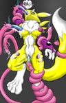  digimon erect_nipples furry highres oral renamon sex tentacle 