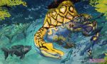  2020 5:3 conditional_dnp dinosaur female feral fish hi_res human mammal mangrove marine nakoo nude reptile scalie spinosaurs swimming water 