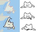  ambiguous_gender anonymous_artist anus blush butt_blush drawing english_text genitals google_maps humor island island_(species) joke male ms_paint not_furry penis pornography shitpost solo spectrobe text the_province_of_newfoundland where_is_your_god_now 