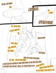  2018 anthro comic dungeons_and_dragons duo english_text erection fek fekkri_talot felid feline genitals hand_on_butt hasbro hi_res inside lying lynx male male/male mammal mustard_(fek) partially_retracted_foreskin penis sitting standing tabaxi text uncut wizards_of_the_coast 